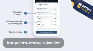 Как делать ставки в Фонбет: инструкция для новичков