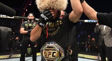 Хабиб привез пояс UFC в Дагестан (Видео)