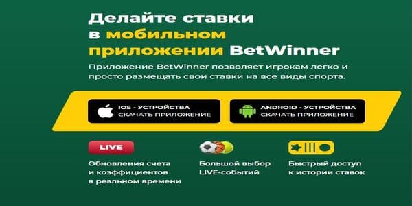 Скачать приложение betwinner