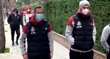 «Локомотив» прогулялся по Мадриду перед встречей с «Атлетико»