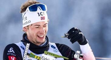 Легрейд выиграл гонку преследования. Елисеев — 18-й, Логинов — 22-й