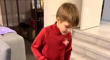 Появилось фото и видео сына Аршавина в форме «Спартака»