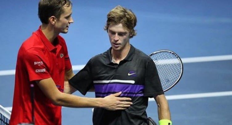 Australian Open. 1/4 финала. Рублев - Медведев. Смотреть онлайн