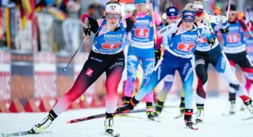 Белорусская сборная заняла второе место в женской эстафете на чемпионате мира