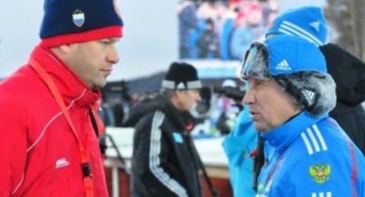 Губерниев пожелал главному тренеру сборной России по биатлону Польховскому долгих лет совместной работы