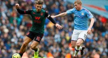 Букмекер дает вероятность 64% на переход Грилиша в «Сити»