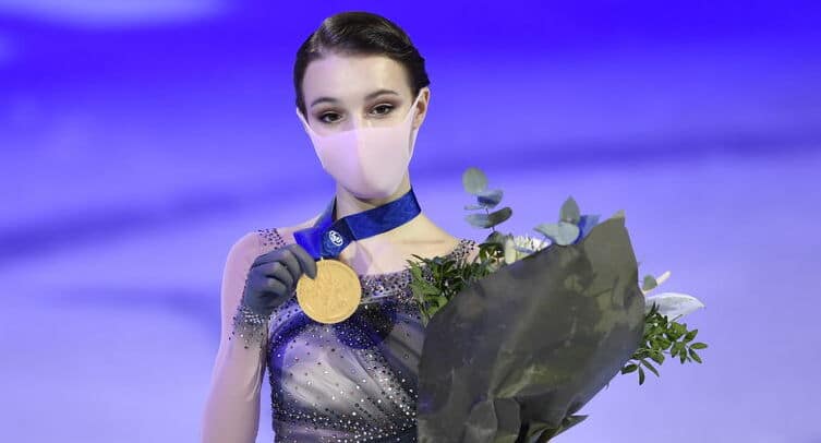 Анна Щербакова поздравила Загитову с днем рождения