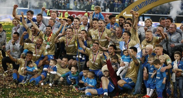 Сегодня «Зенит» может в 3-й раз подряд стать чемпионом РПЛ