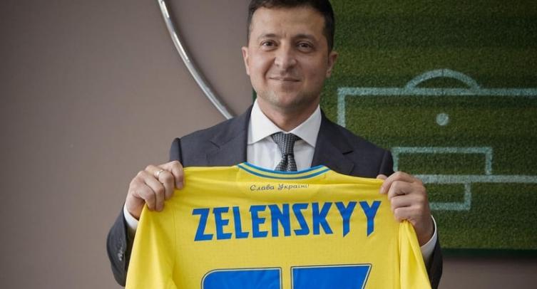 Зеленский эмоционально поддержал сборную Украины