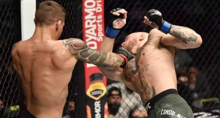 Битва взглядов Макгрегора и Порье на UFC. Видео