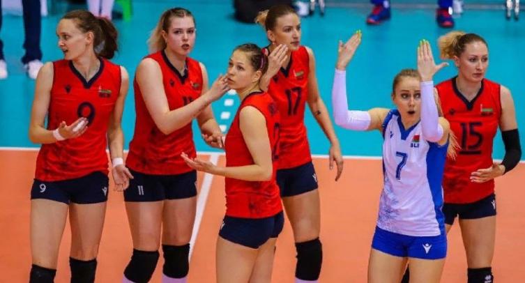 Женская сборная Беларуси обыграла Швейцарию в третьем матче чемпионата Европы по волейболу