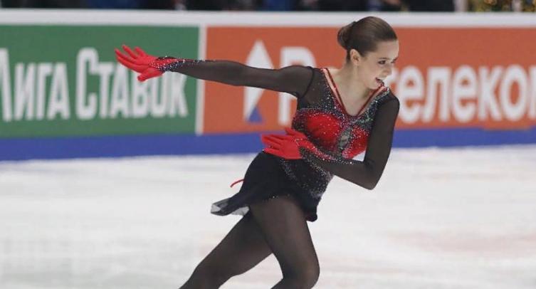 Видео произвольной программы Валиевой на чемпионате Европы по фигурному катанию