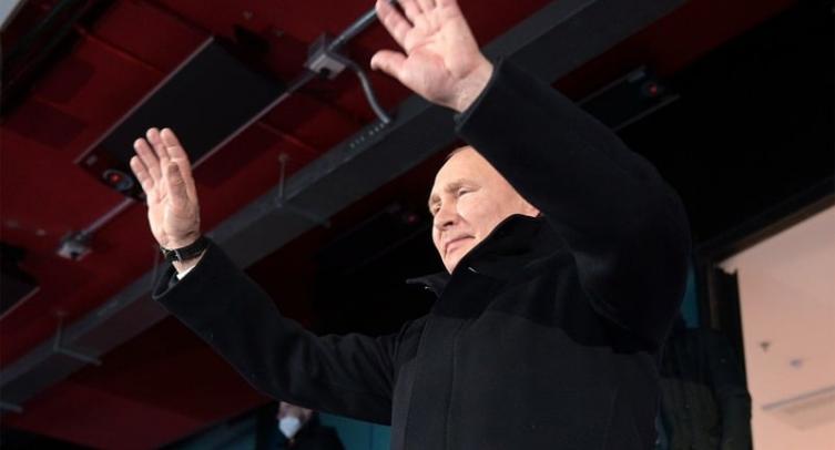 Путин во время церемонии открытия ОИ-2022 поприветствовал сборную России