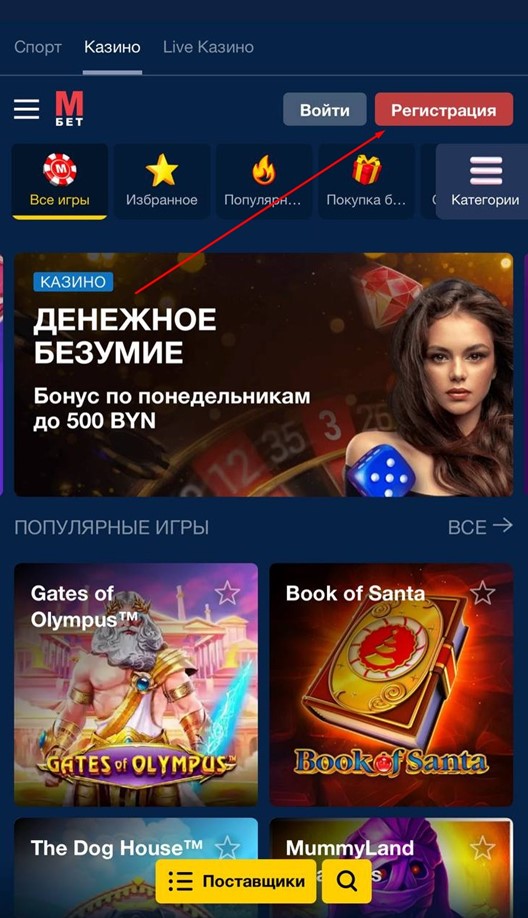 Регистрация в Марафон