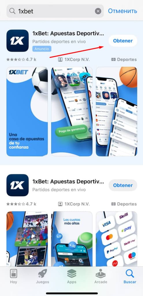 1xbet в App Store