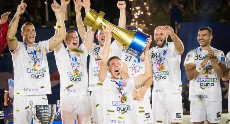 Правый крайний сборной Беларуси Вайлупов помог «Веспрему» выиграть СЕХА-лигу