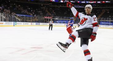 Шарангович набрал 2 очка, а его «Нью-Джерси» обыграл «Лос-Анджелес» 5:2