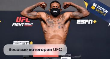 Весовые категории UFC