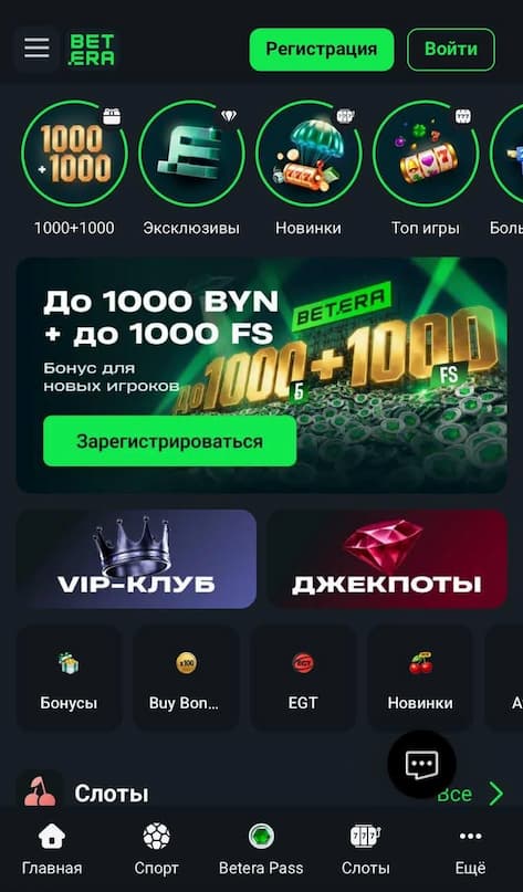 бетера казино обзор 2026