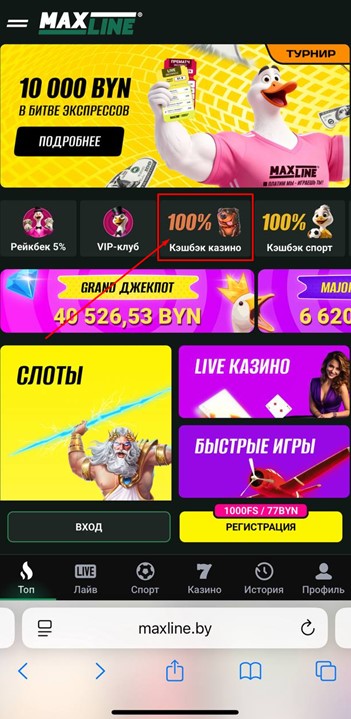 Битва экспрессов в букмекерской конторе Maxline