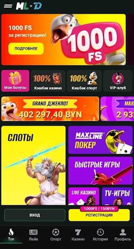 Мобильное приложение Maxline