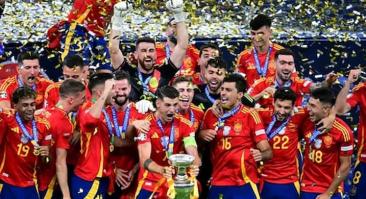 Испания — чемпион Европы по футболу 2024. Зашли кэфы от 9 до 55