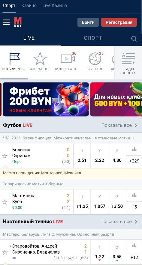 Фрибет 200 BYN в букмекерской конторе