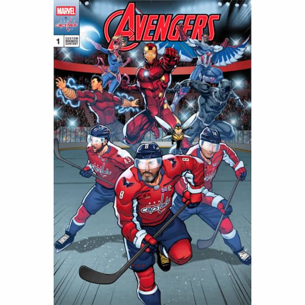 Александр Овечкин на обложке комикса Marvel