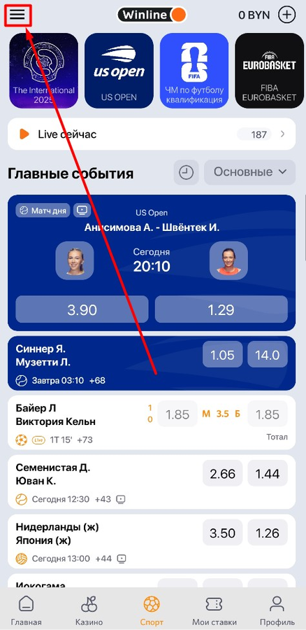 Начните делать ставки на спорт на Винлайн