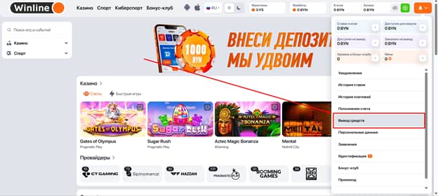 Вывод средств