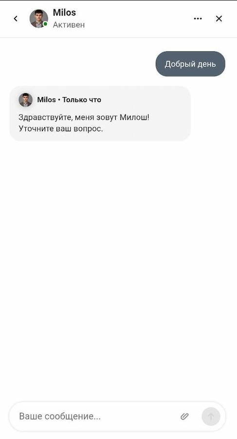 Онлайн чат