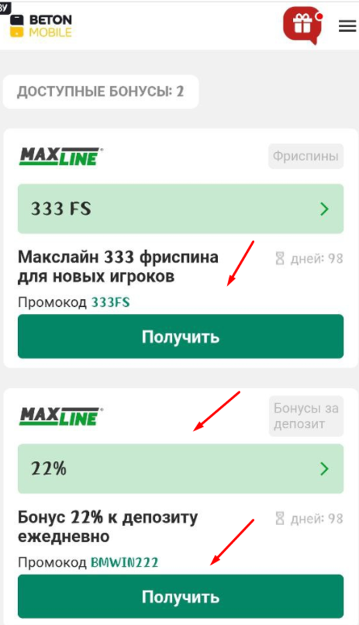 Перейдите на сайт Макслайн