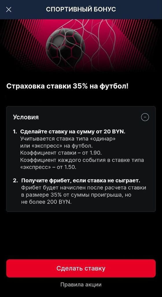 Спортивный бонус