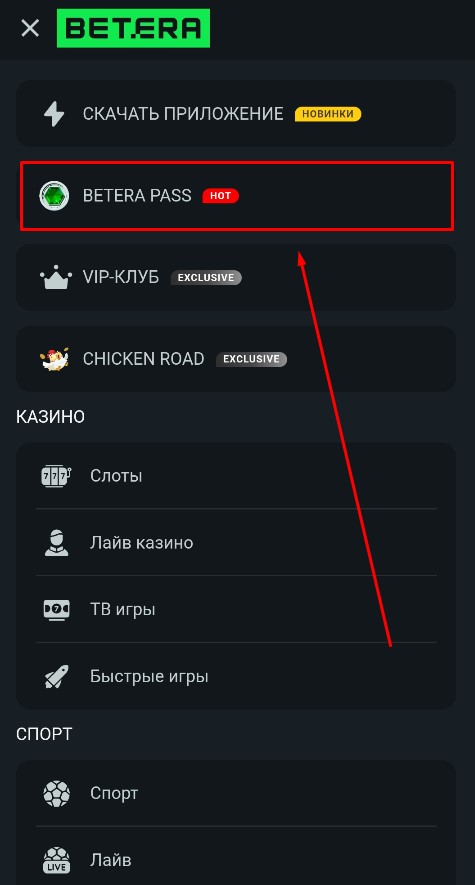 Скачать приложение Betera на смартфон
