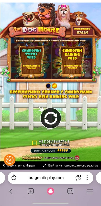 Игровой автомат The Dog House