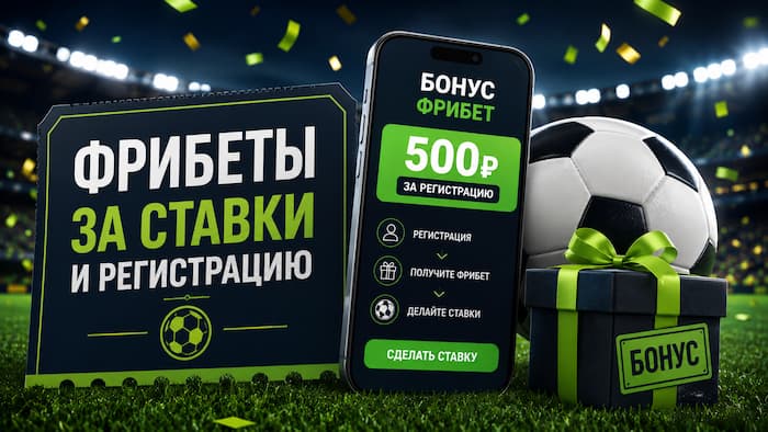 Фрибеты за ставки и регистрацию
