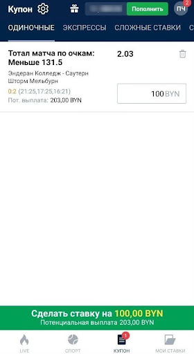 Вписать сумму и подтвердить ставку.